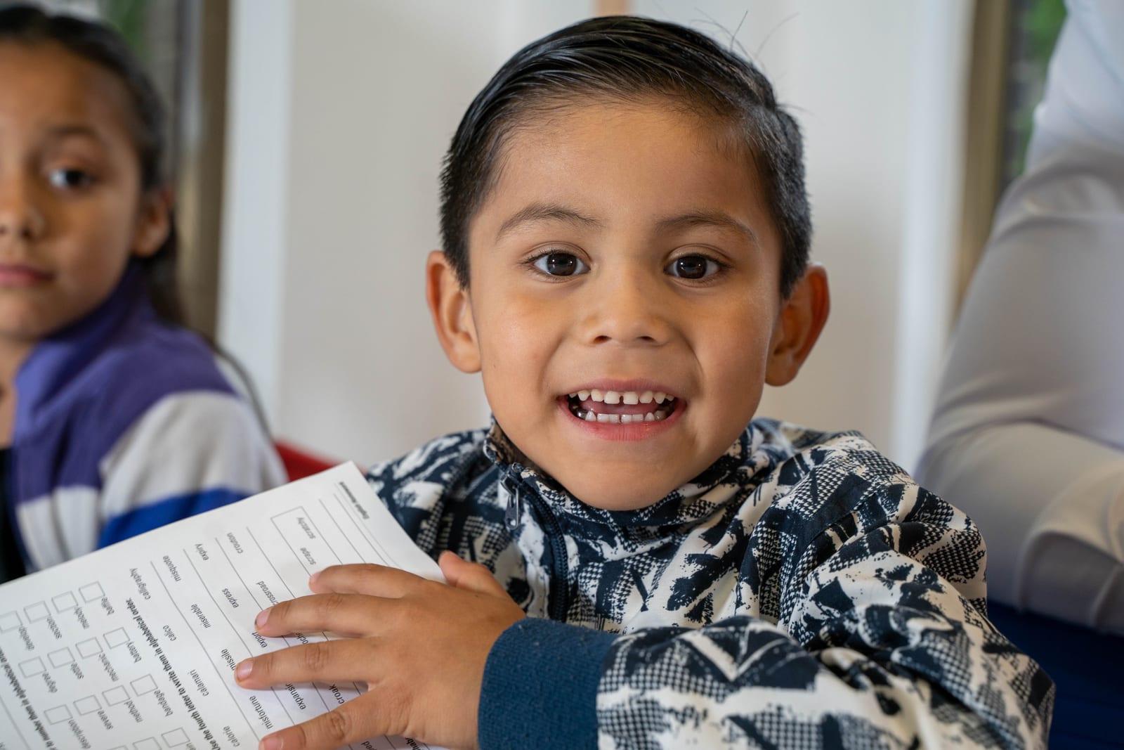 Niños pequeños clase inglés inmersión La Vaguada Barrio del Pilar Madrid