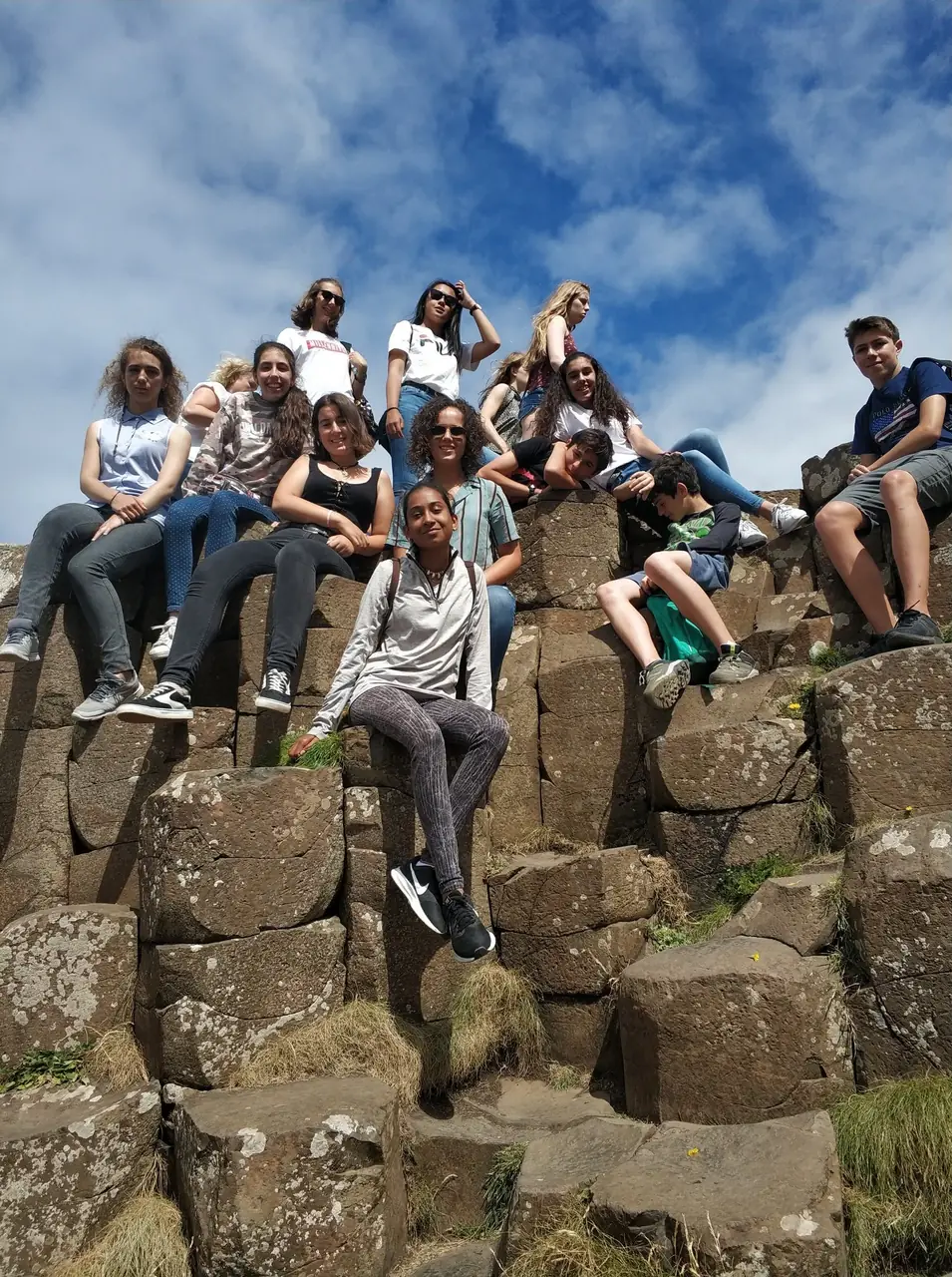 Alumnos de Impulse English conviviendo durante el viaje a Irlanda