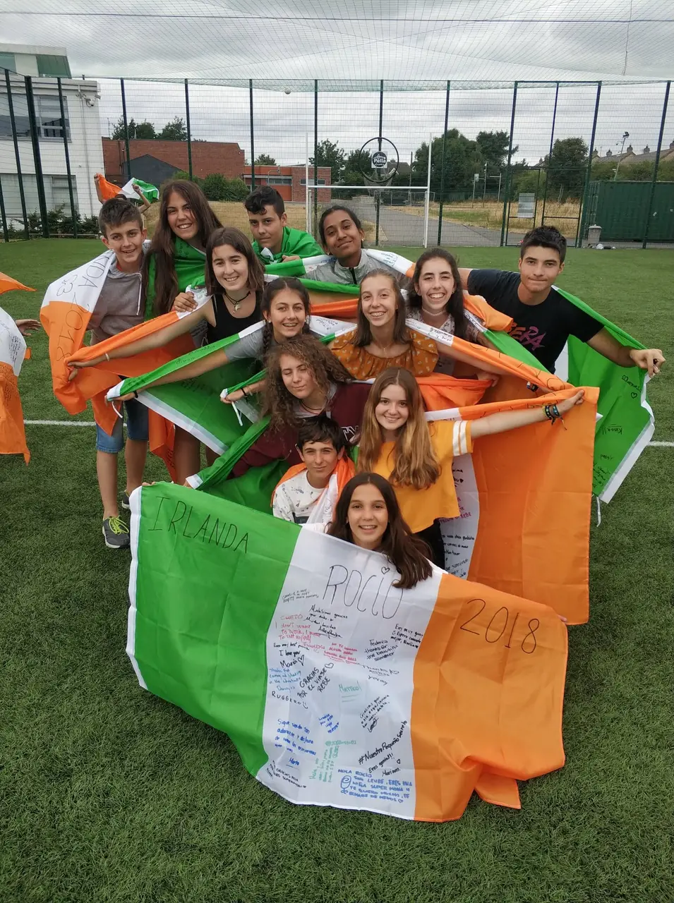Campamento de verano en Irlanda Alumnos de Impulse English durante el campamento de verano en Irlanda
