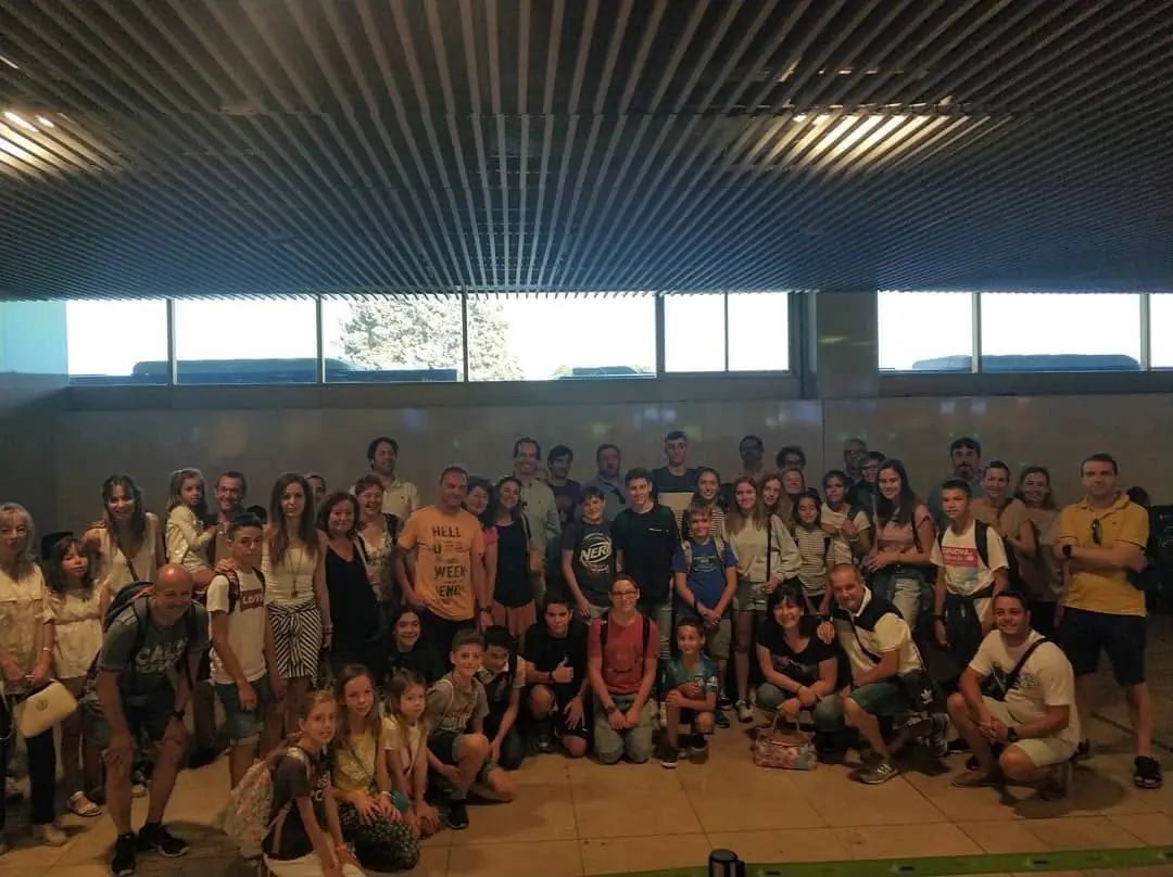 Actividad del programa en Irlanda Estudiantes de Impulse English en una actividad del programa de inmersión en Irlanda