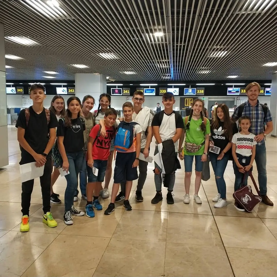 Grupo de alumnos de Impulse English en su estancia en Irlanda