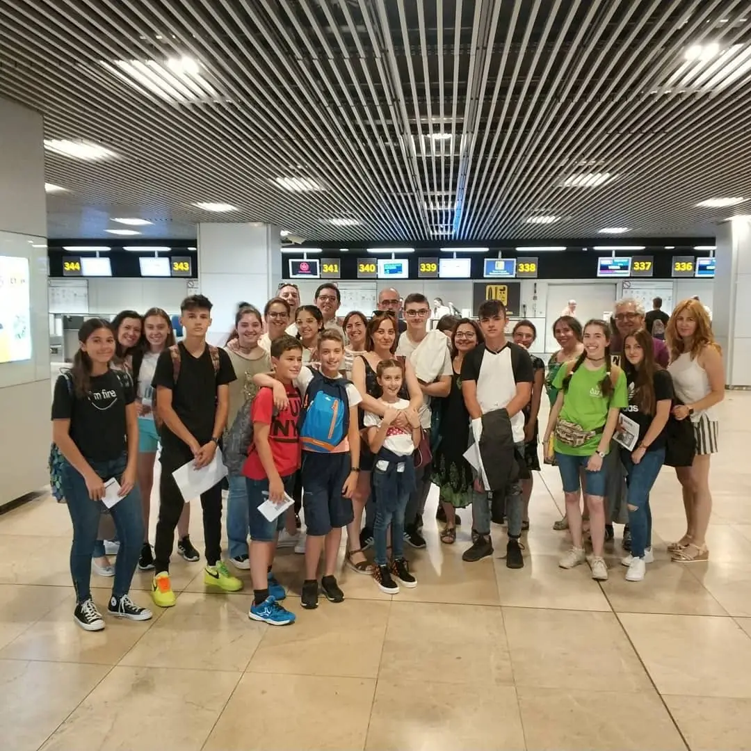 Alumnos de Impulse English conviviendo durante el viaje a Irlanda